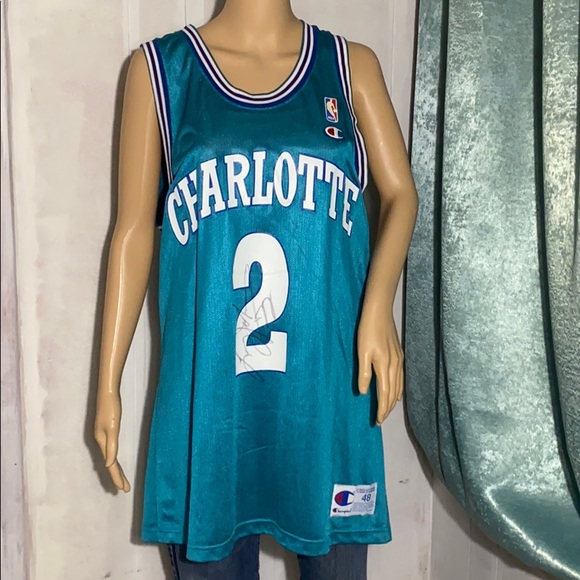 NBA Other - Rare 90s NBA Larry Johnson Autographed Jersey NWT